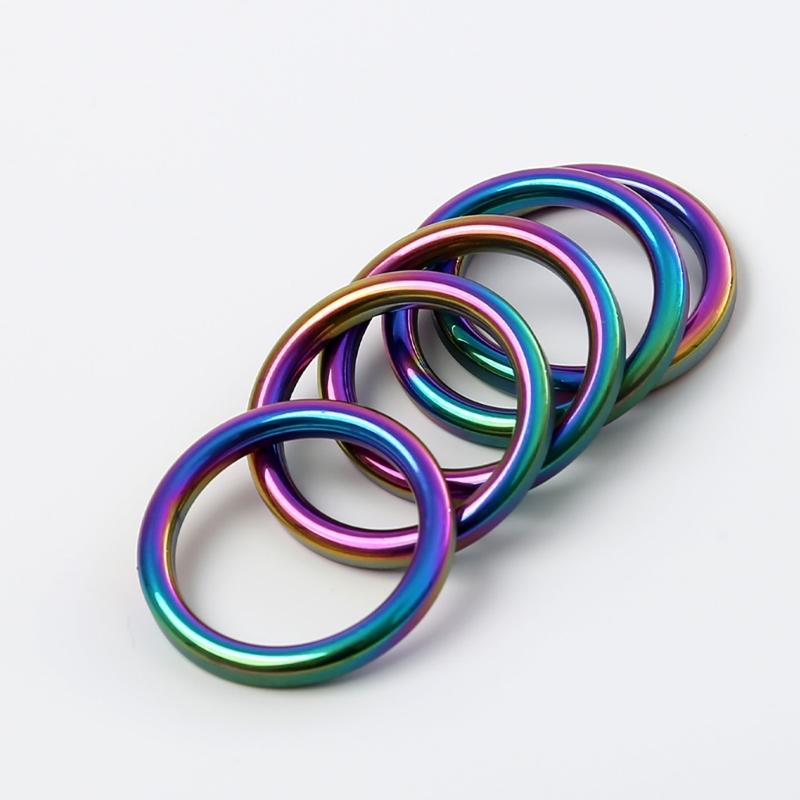 40Pcs Fishing Rod Ceramic Guide Rings 10 Size 0.18in to 1.17in Diameter Universal Replacement Colorful Fishing Rod Eye