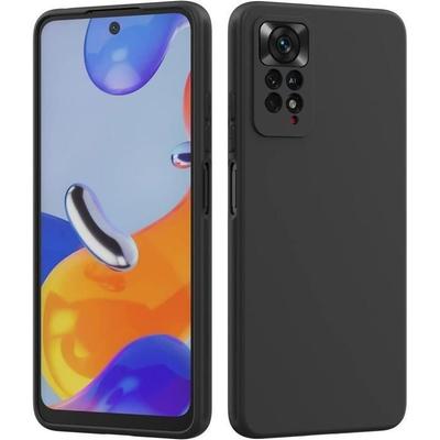 Protective Case - E.F.CONNECTION - for Xiaomi Mi 11 Pro - Flexible - Black - Shockproof and Anti-slip