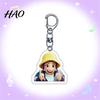 Long-lasting Anime Keychain Witch Hunter Acrylic Pendant Holder Ornamental Cat Vivid Character Expression Bag Accessory Collectible