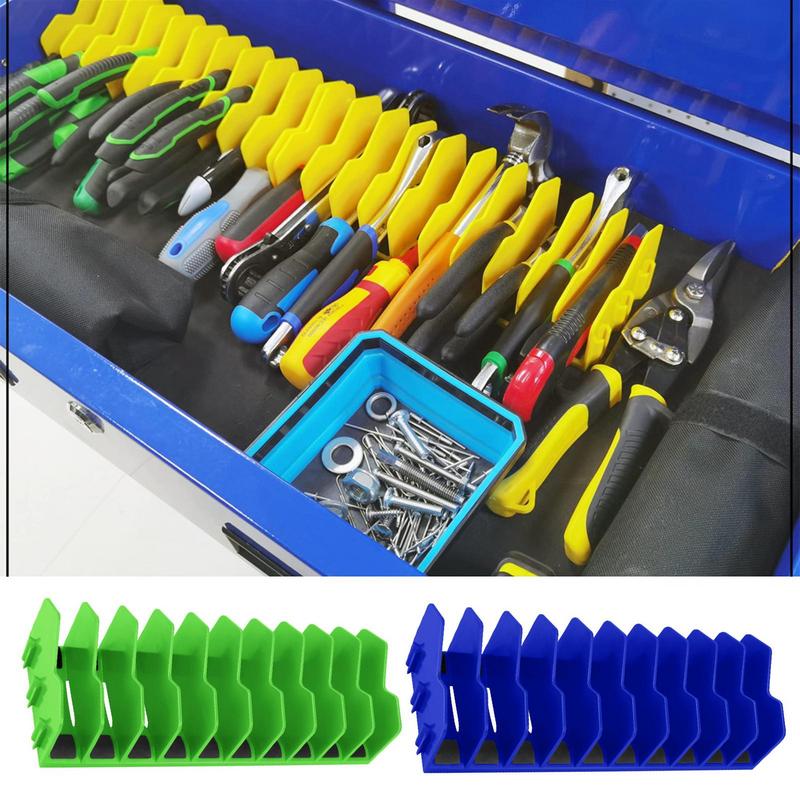 10 slots plier organizer rack Drawer Toolbox Sturdy Pliers Tool Organizer Storage Rack Space-Saving for Cutters Hammers Hand