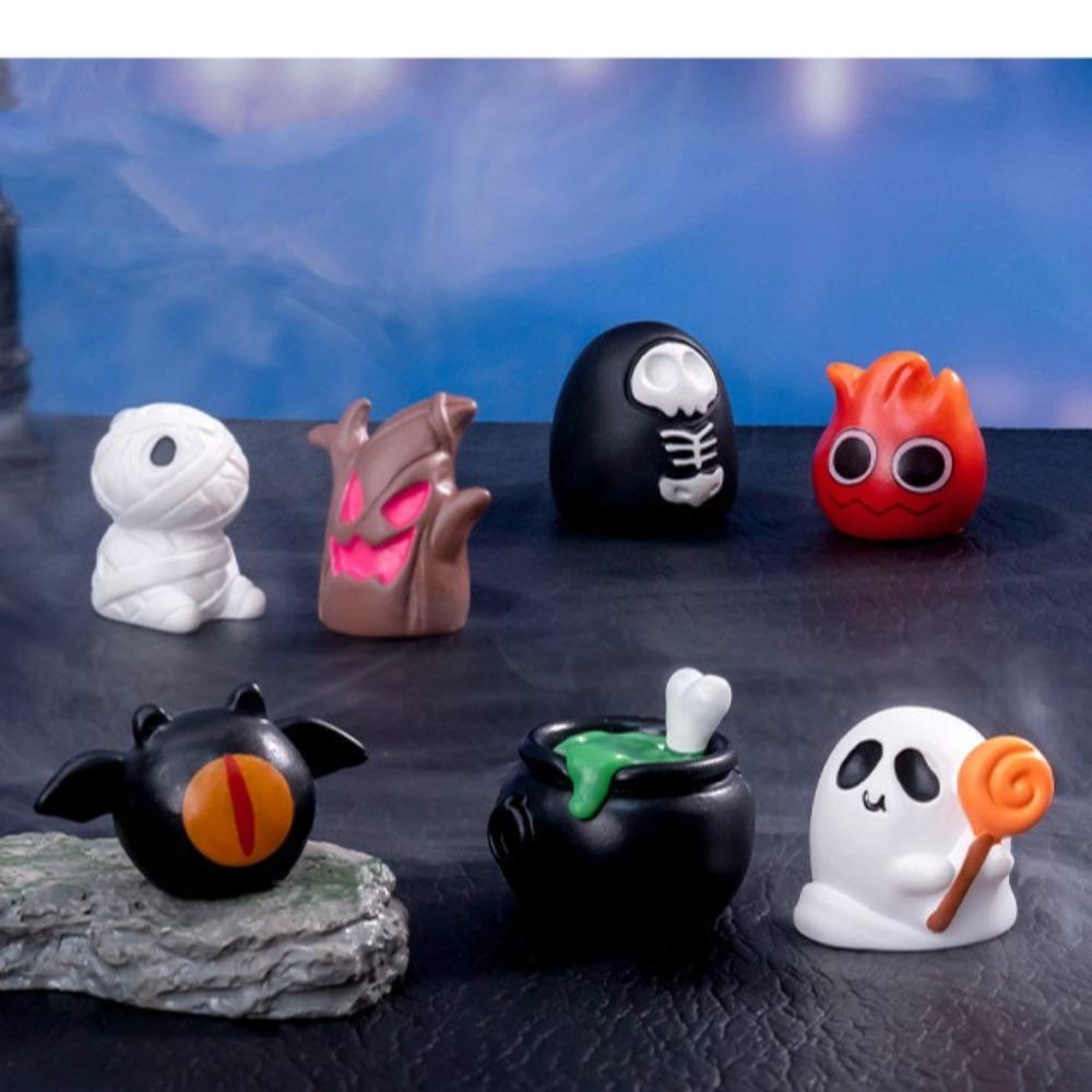 

Bat Hallowmas Doll House Accessories Black Cat Halloween Ghost Miniatures DIY Accessories style 12