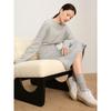 Jiu Zi Anna Co Women's Casual Round Neck Pullover Sweater