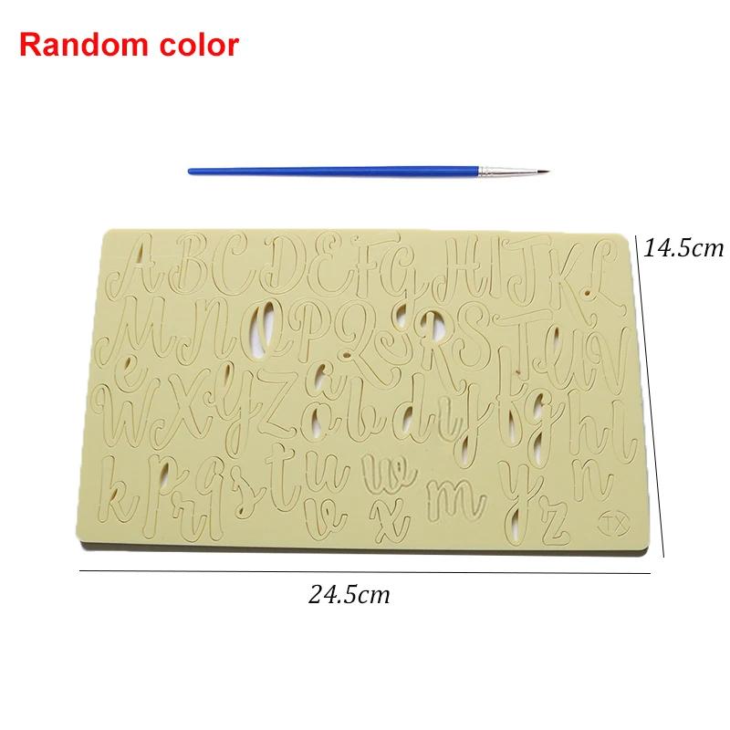 Cake Tools Uppercase Alphabet Number Embossed Letter Cutter Mold Boy Girl Cookie Cutter Stamp Fondant Kitchen Tools