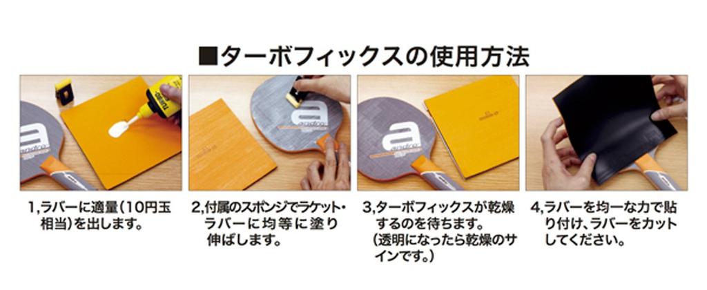 Andro Table Tennis Rubber Adhesive Turbo Fix 37ml 142230
