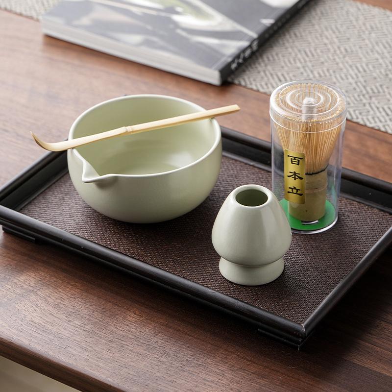 Matcha tea ceremony tools, Baibenli tea bowl, household set, high-end tea mixer, souvenir set