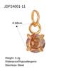 Elegant Gold December Birthstone Pendant Charm Fashion Jewelry Accessories for Women