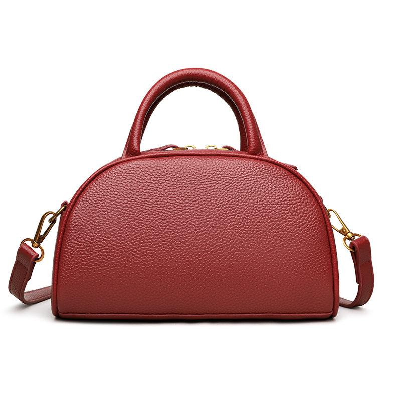 Single-shoulder Crossbody Bag - Fashionable Bowling Bag for Ladies, Suitable for Casual Teenage Girls' Handbag Casually