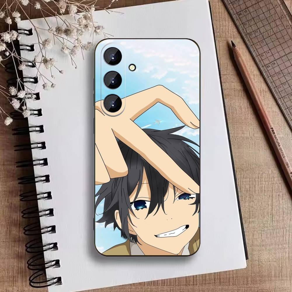 Anime F Phone Case For Samsung Galaxy A73,A21s,A22,A31,A52,A53,A71,A41Soft Black Shell