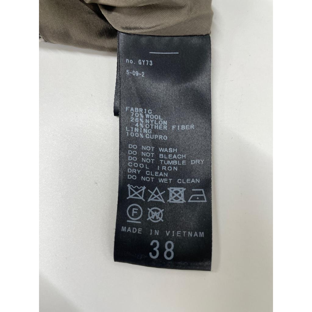 Plage Brown FAbRICA Glen Check Coat Coat 38 BrownUsed