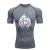 Men's Sports T-shirt Training Fitness Summer Compression Workout Quick Drying Gym Jogging Moisture-Wicking Breathable Slim Fit