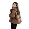 Winter 2025 women's short thickened loose cotton clothes and high-end fashion warm hooded jackets