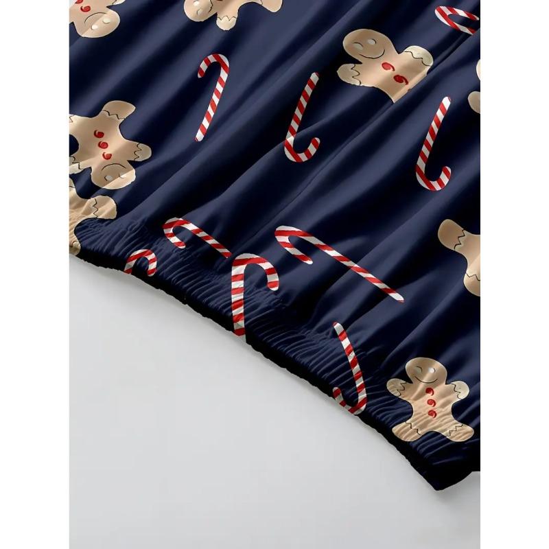 Summer Cartoon Small Pattern Full Print Fashionable Loose Men's Daily Comfortable Two-piece Short Sleeved Sport Wear