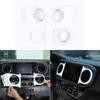 White Center Console AC Air Vent Trim Cover For Toyota Tacoma 2016-