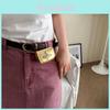 Trendy Black Pu Waist Chain Bag For Women Stylish Mini Crossbody Purse Ideal For Everyday Use