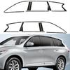 For Infiniti JX35 QX60 2012-2018 SUV Window Chrome Delete Blackout ABC Pillars Glossy Black Stickers