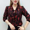 Mittelalte Mutter Frühlingsoberteil für Damen Neues T-Shirt in großer Größe Mittelalte und ältere Frauen Frühling und Herbst Basisshirt