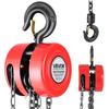 VEVOR Hand Chain Hoist, 1 Ton Capacity, Manual Chain Block with Upgrade G70 Galvanized Chain, 6 M Lifting Height