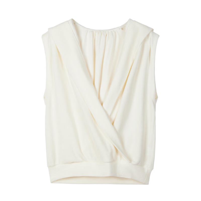 Less 2024 Spring Sleeveless Hooded Vest