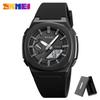 SKMEI 2091 Waterproof Men Countdown Chrono Wriswatch 5 Alarms Date Clock Reloj Hombre with Japan Digital Movement Sport Watches