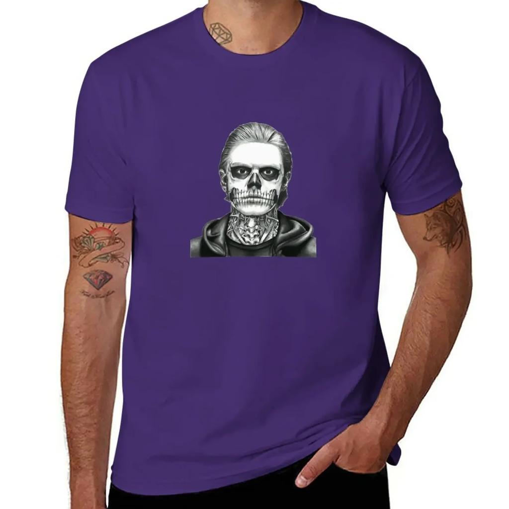 Tate Langdon AHS T-Shirt boys animal print plain workout shirts for men