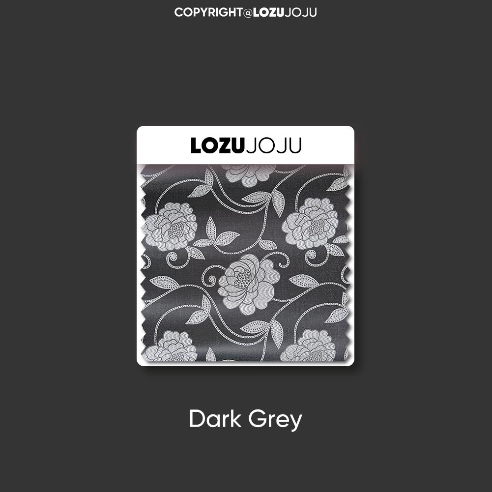 

1 шт. LOZUJOJU 70-80% затемняющие европейские роскошные шторы, двухслойные жаккардовые шторы с кисточками для спальни, гостиной, домашнего декора W132cm x L213cm темно серый