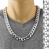 FULL Silver Men' Chain 925 SILVER THICK Pancetka DIAMONDED