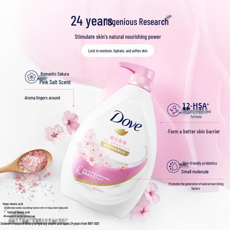 Dove Cherry Blossom Nourishing Shower Milk