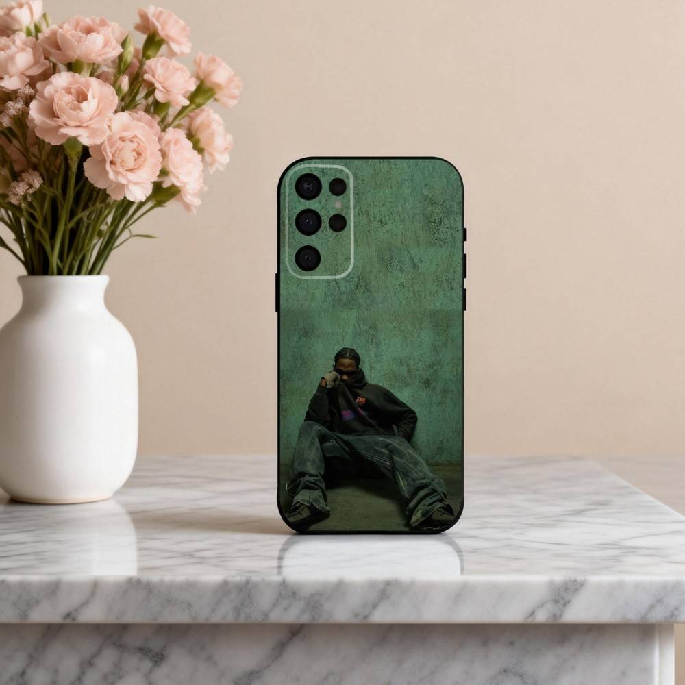 Confident T-Travis S-Scott-T Phone Case For Samsung S25,24,23,22,30,21,10,9,Ultra,Plus,Lite,FE,4,5 G Soft Black Case