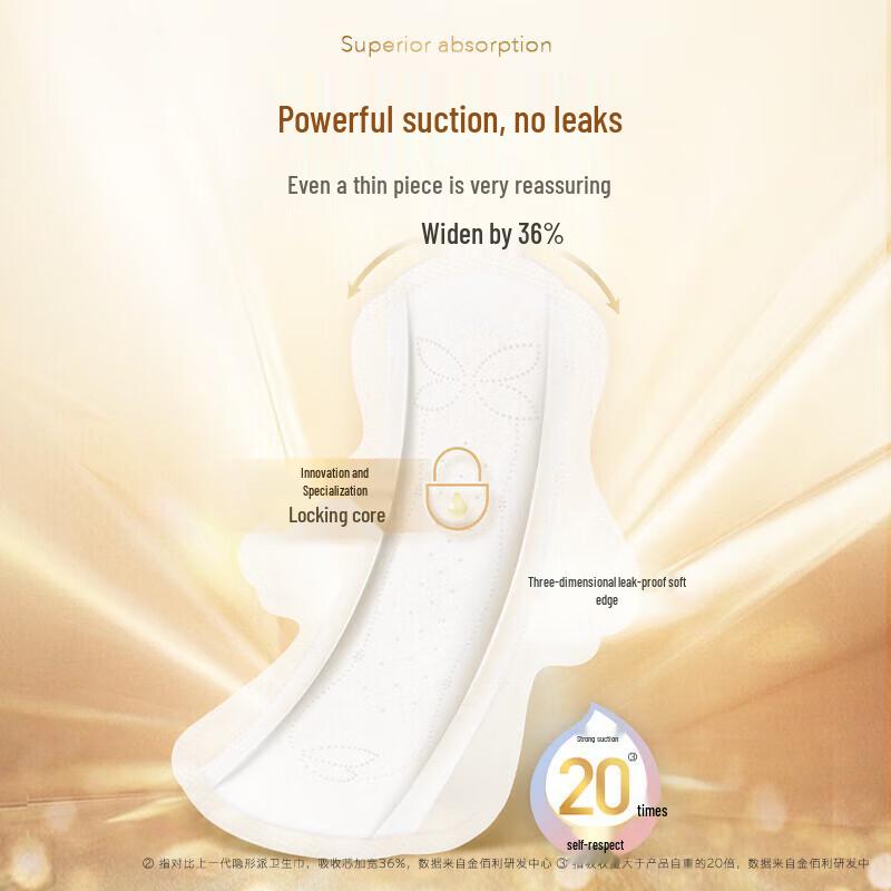 Kotex Luxe Ultra-Thin Cotton Soft Sanitary Pads