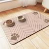 Diatomaceous Mud Absorbent Pet Placemat For Food And Water Bowl With Waterproof Quick-Dry Rubber Backing Non-Slip Home Pet Mat