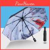Umbrella Manual Umbrella Fold Allweather Mens Women Windproof Uv Resistant Beach Girl Parasol Folding Parasol