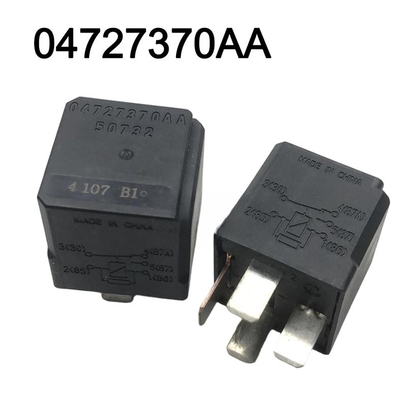 30A Relay 12V Relay Easy tallation High Current Capacity OEM Number 04727370AA Automotive Application For DODGE Vehicles