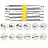 12 In 1 Magnetic Screwdriver Set Cross Flat Shaped Screwdriver Head Multifunctional Precision Handheld Maintenance Tool