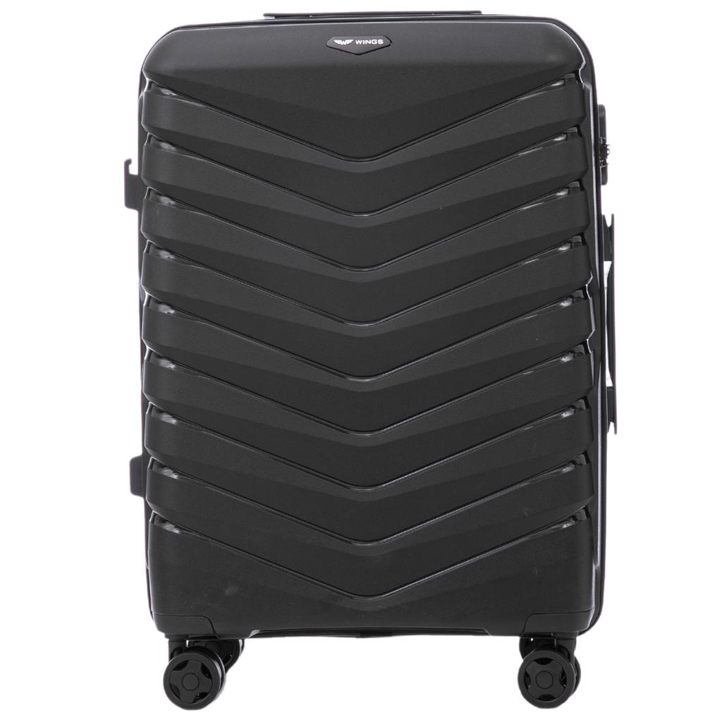 Wings Phoenix 2.0 Medium Suitcase Polypropylene 24" Black