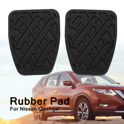 2 uds pastillas de freno de goma cubierta Pedal embrague piezas de repuesto para Nissan Qashqai