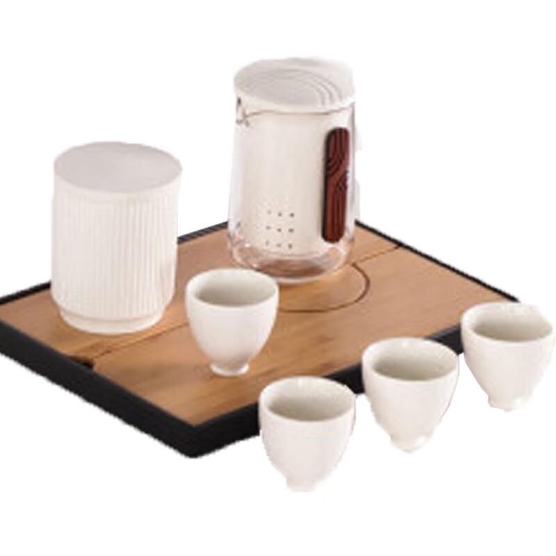 

DARUNYAO Portable Glass Travel Tea Set