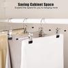 10pcs Pants Racks Wind Proof Multi-purpose Skirt Racks For Clothes Drying Trousers Wardrobe Clip Anti-slip Clothes Hanger