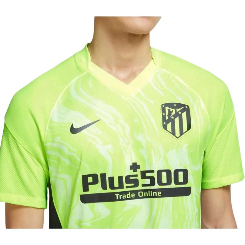 Nike Atletico Madrid 2020-2021 Vapor Third Jersey Neon Yellow Men Streetwear CK7650-703