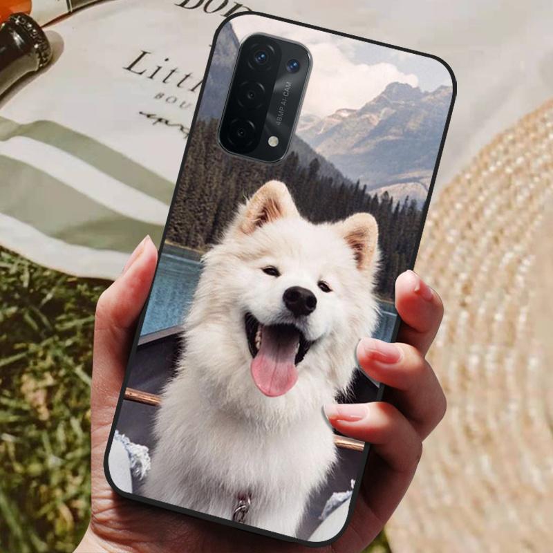 Für Oppo A54 5G Hülle Silikon Rückseite Handyhülle für Oppo A54 5G CPH2195 Hüllen Weiche Bumper Coque für OPPOA54 A 54 5G 6,5 Zoll