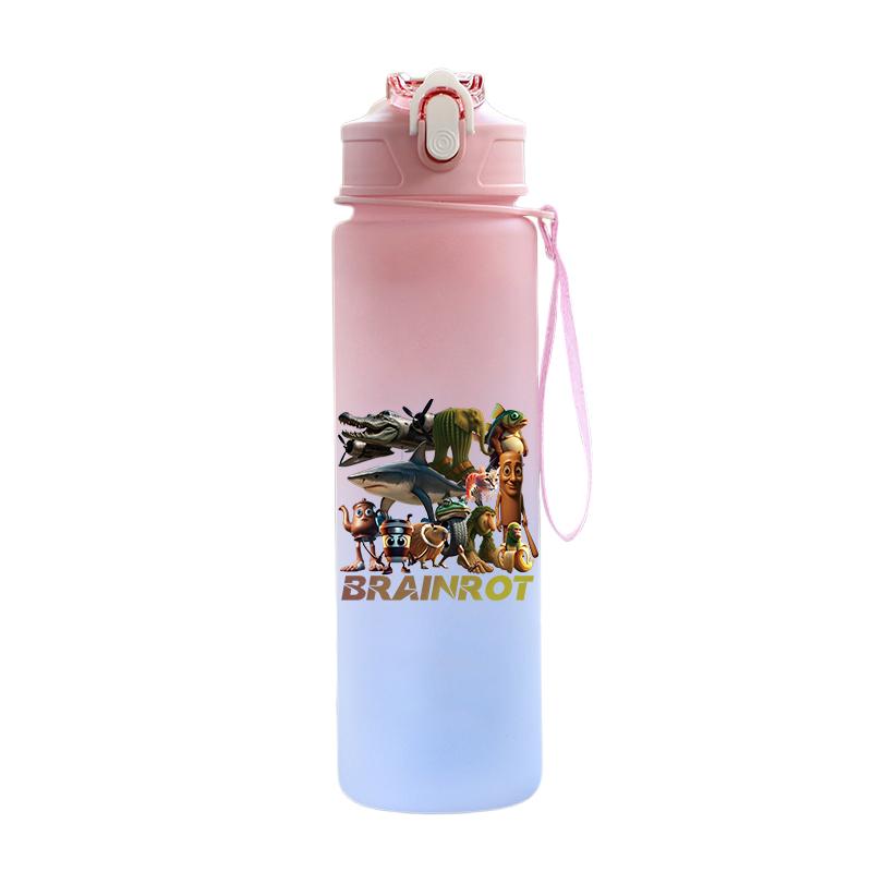 Tuang Tuang Tuang Printed 750Ml Water Bottle Anime Cartoon Large Capacity Drinking Cup Portable Outdoor Sports Water Cup Children Gift