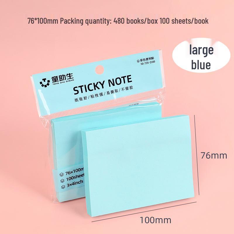 Heart-Shaped Colorful Sticky Notes for Students - Creative Index Memo Pads