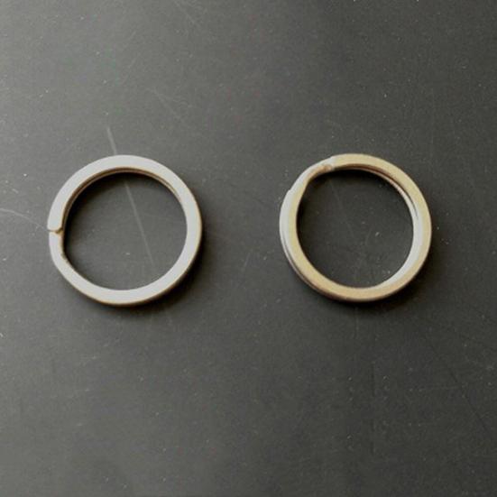 Титановый легкий прочный твердый разделенный брелок для ключей круглый брелок 18mm — фото 7