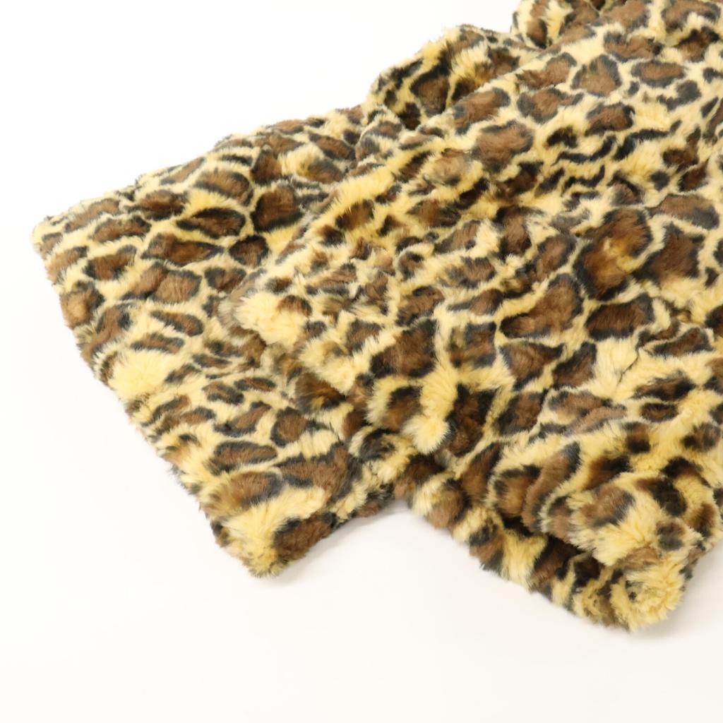 tricotCOMMEdesGARCONS Leopard faux fur Jacket M BrownUsed