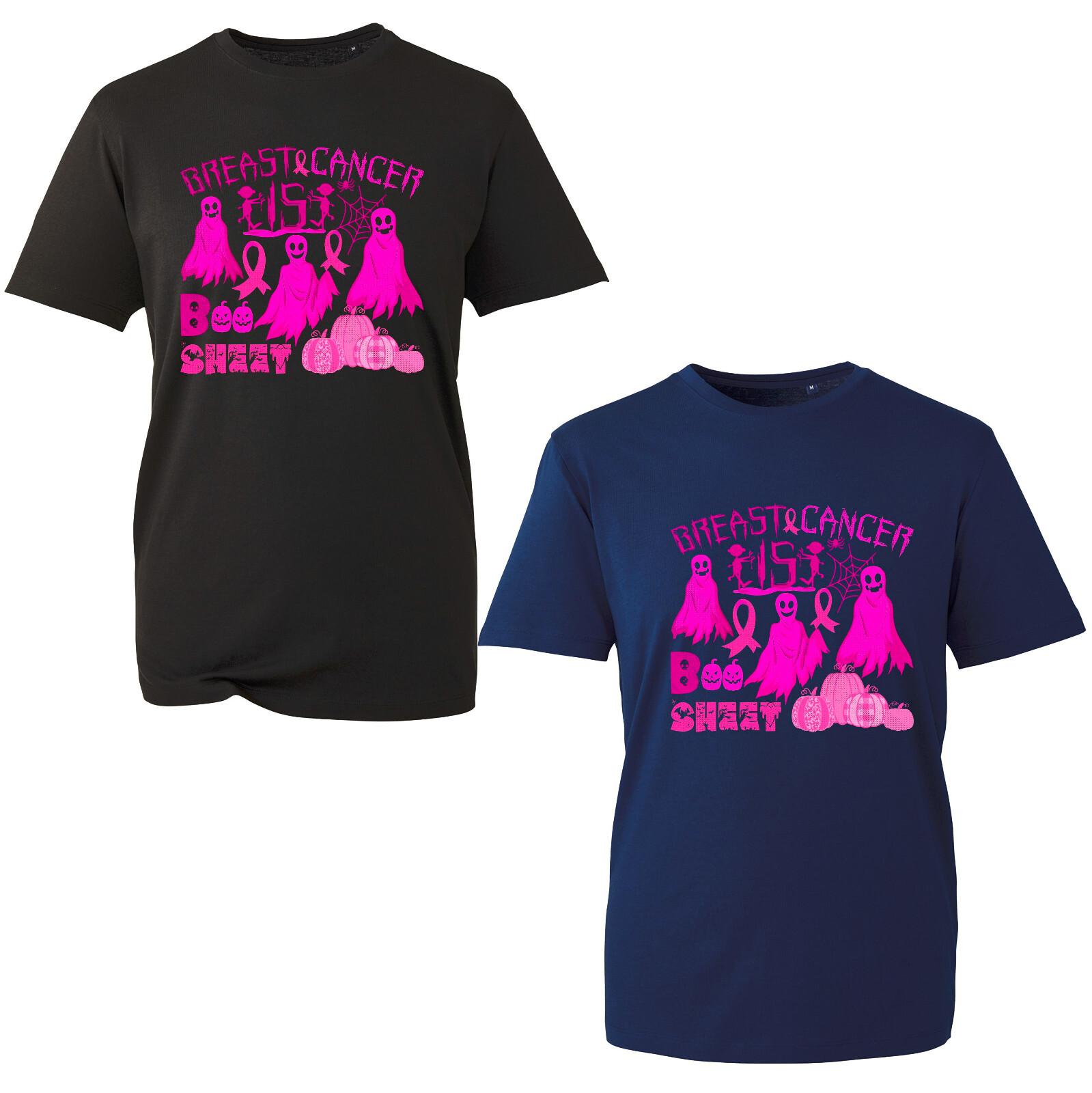 Breast Cancer Is Boo Sheet Halloween T-Shirt Breast Cancer Awareness Tee Top XXL