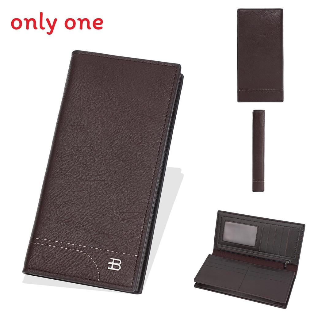 Womens Long Wallet Rfid Blocking Pu Leather With Solid Color Design And Letter Decor For Daily Use