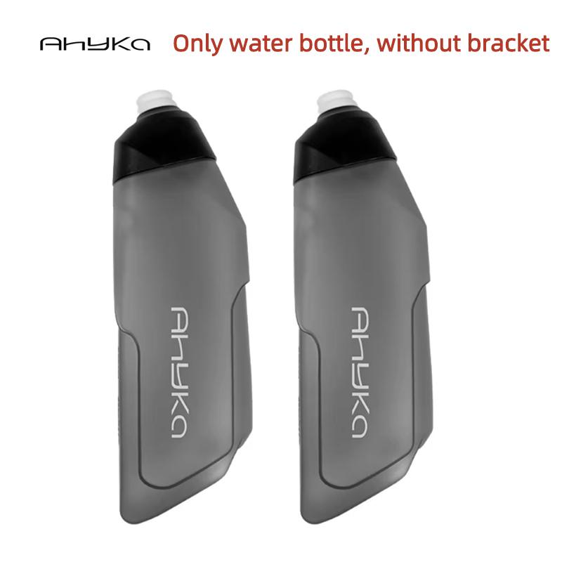 AhyKa Bicycle 600ml Aerodynamic Water Bottle Bracket Set Or Single Water Bottle MTB Road Bike Frame Down Tube Water Kettles 6