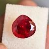 Natural Red Ruby Loose Gemstone 12x13mm Pear Cut for Her/Him for Jewelry Making and Gem Collections