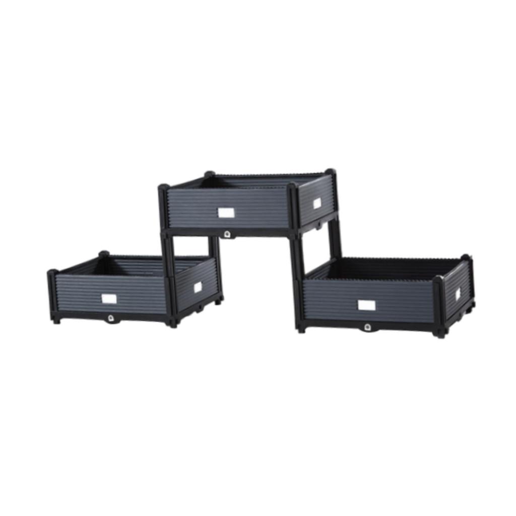Multi-Level Planter Box for Outdoor Flower And Vegetable Gardening
