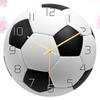 Football Wall Clock Big Arabic Numerals Acrylic Silent Mute Movement Decorative For Home Living Room Bedroom Study Office