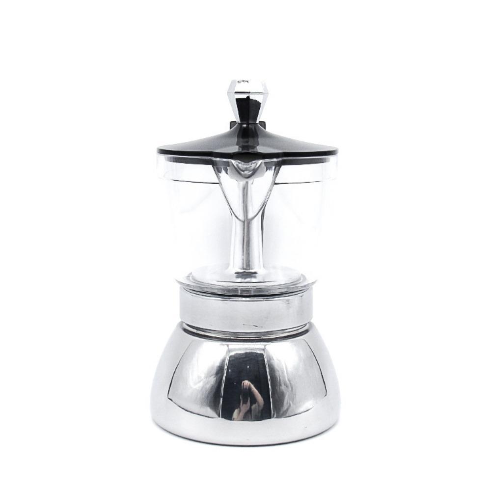 4/6 Tassen Kaffeekocher Kanne Edelstahl Espresso Italienische Kaffeemaschine Herdplatte